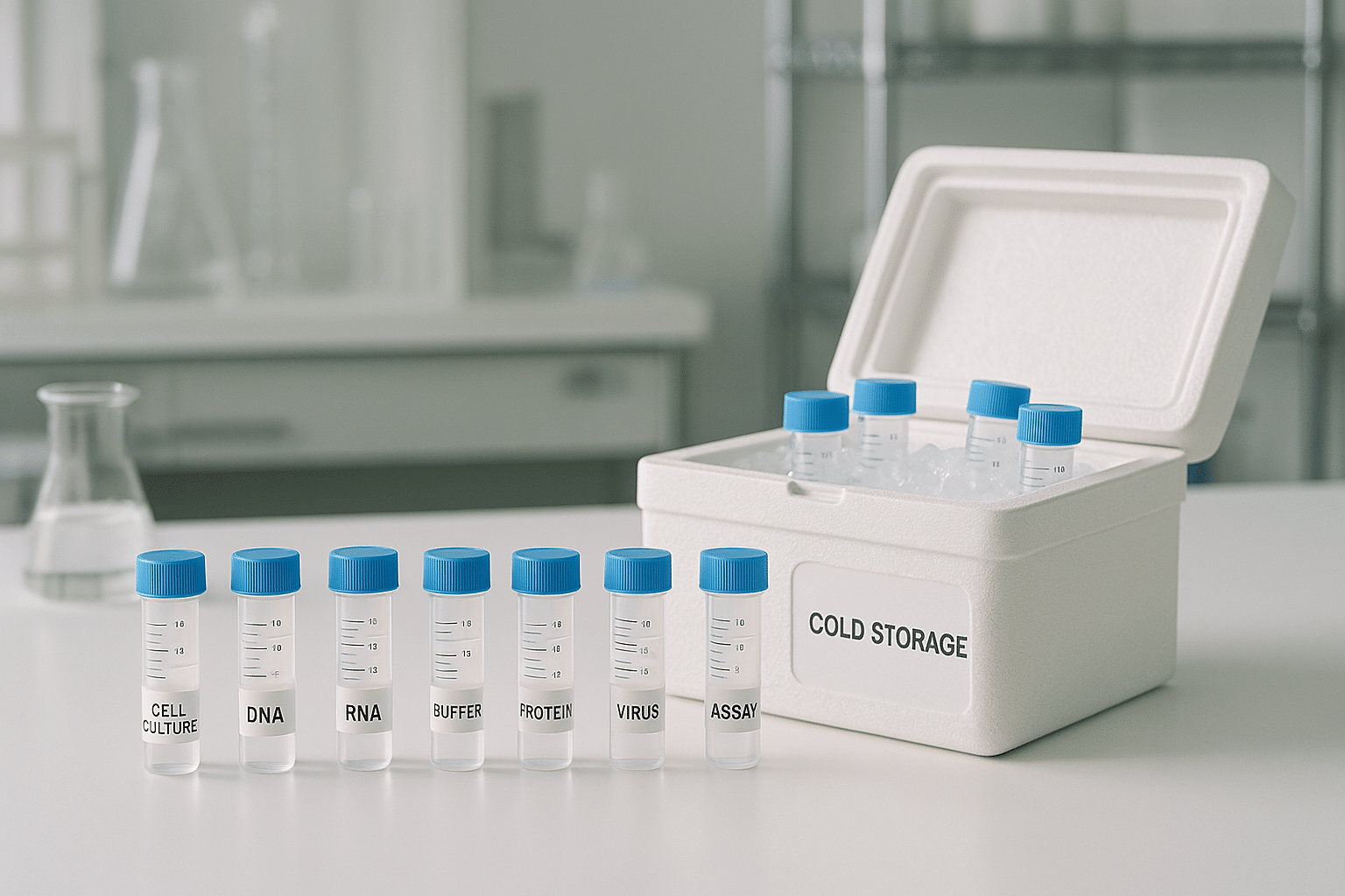 Labeling and aliquoting workflow for research materials